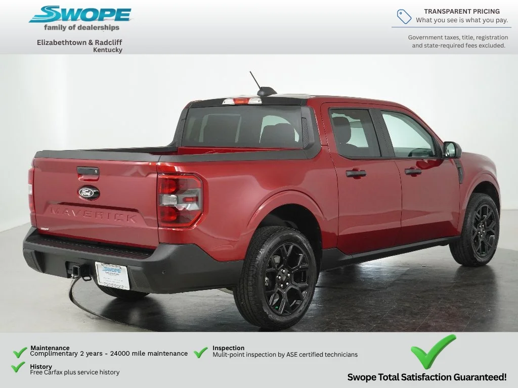 Used 2025 Ruby Red Metallic Ford XLT image 3