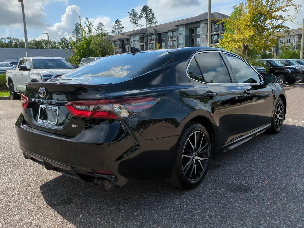 Certified Used 2024 Midnight Black Metallic Toyota SE image 6