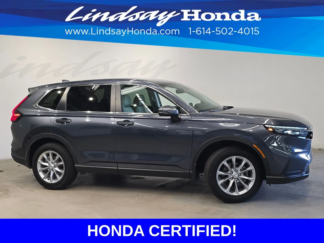 Certified Used 2024 Meteorite Gray Metallic Honda EX-L image 3