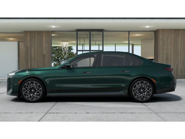 New 2027 Vancouver Green Metallic BMW 740i xDrive image 4