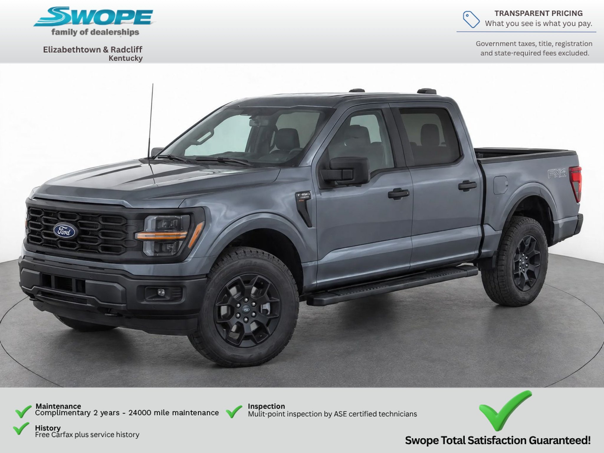 Used 2026 Carbonized Gray Metallic Ford STX image 1