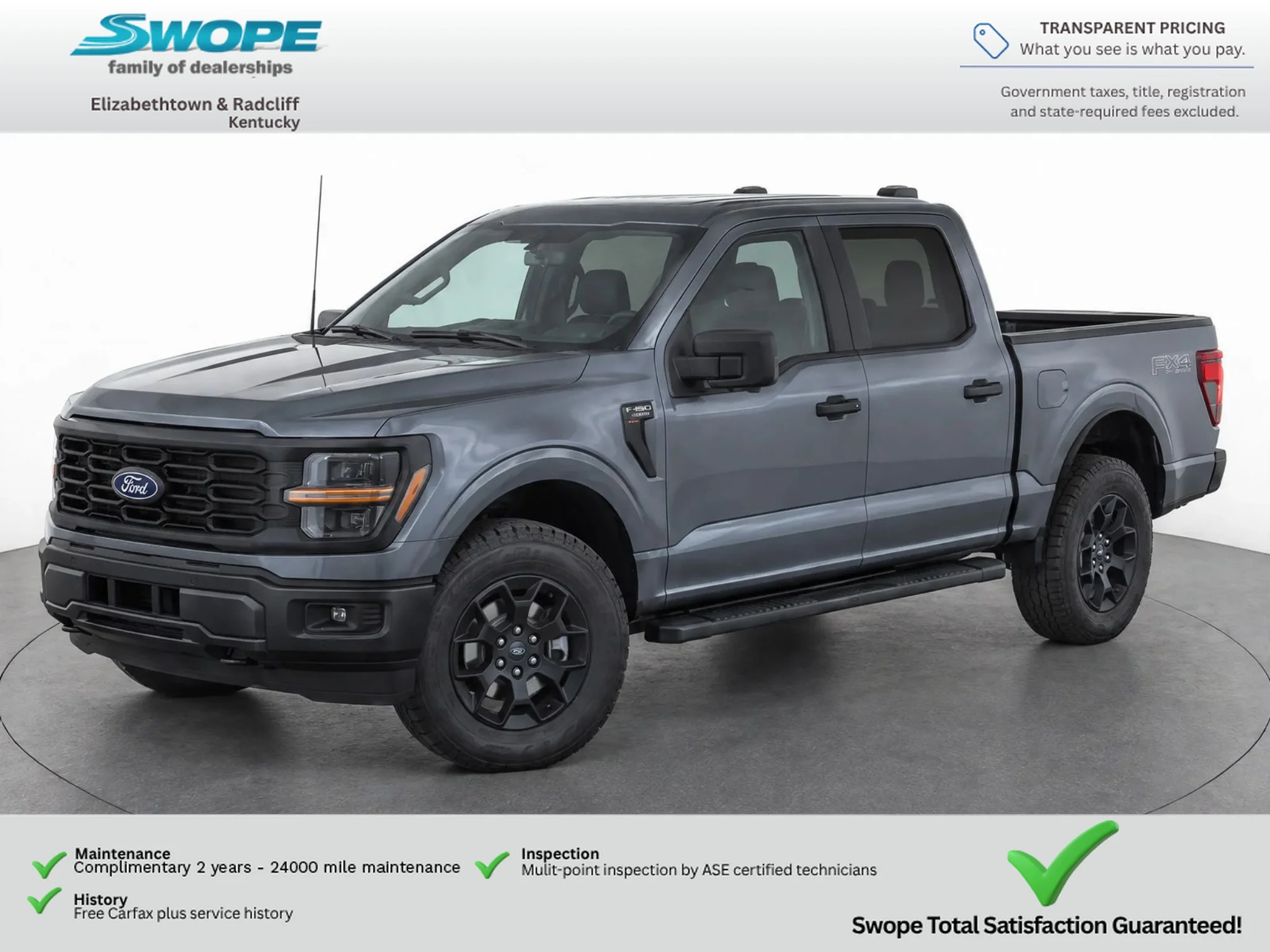 Used 2026 Carbonized Gray Metallic Ford STX image 1