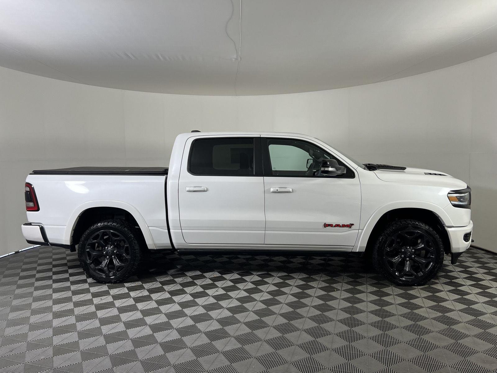 Used 2022 Ivory White Tri-Coat Pearlcoat Ram Limited image 2