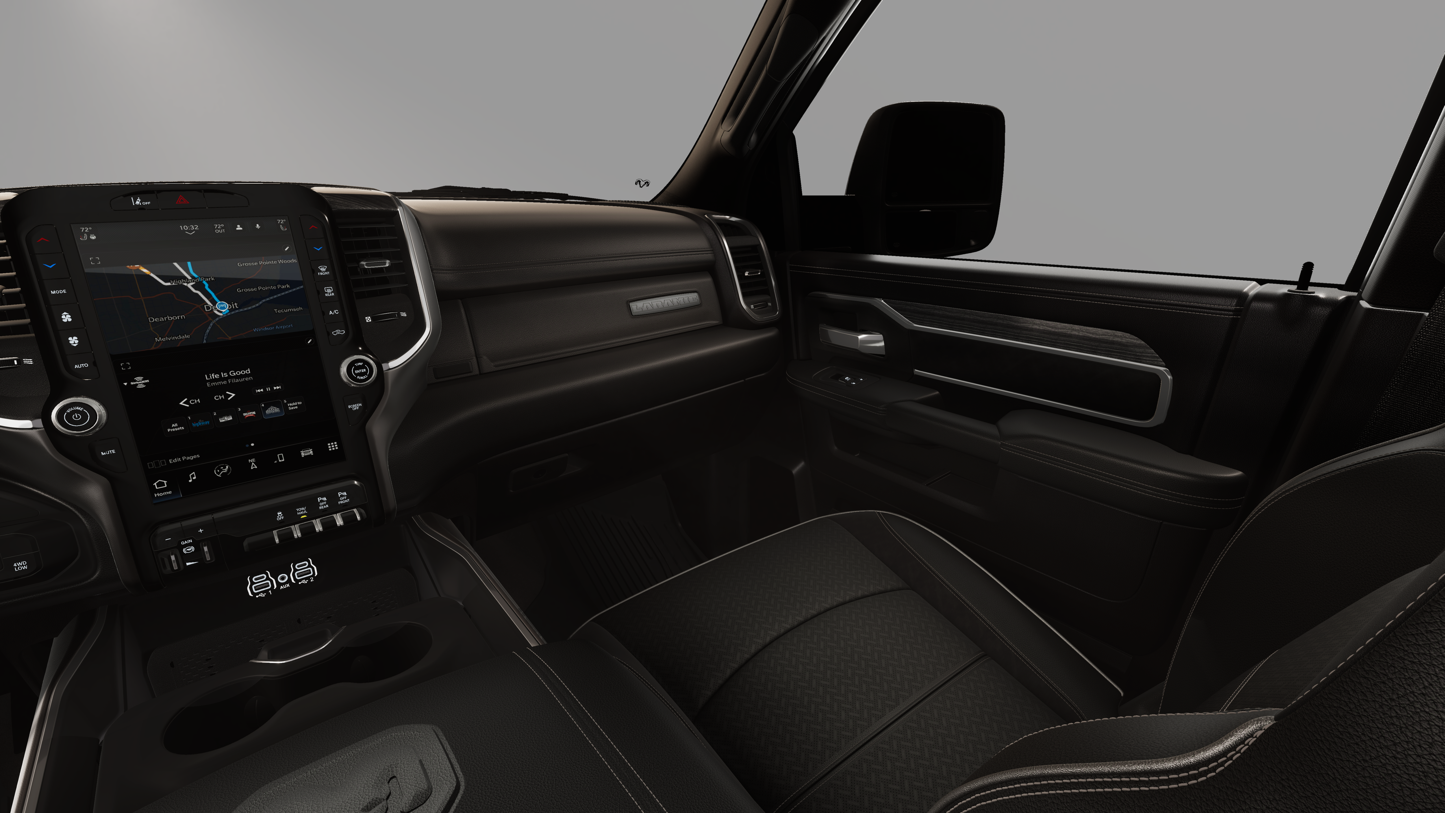 New 2026 Bright White Clear-Coat Exterior Paint RAM LARAMIE image 19