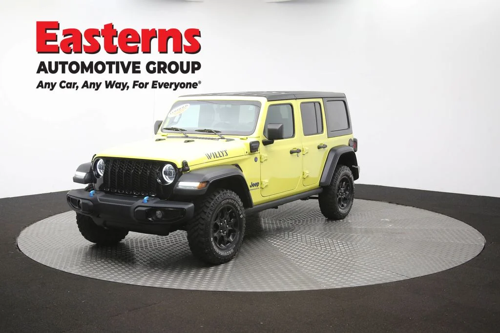 Used 2023 Yellow Jeep Willys 4xe image 55