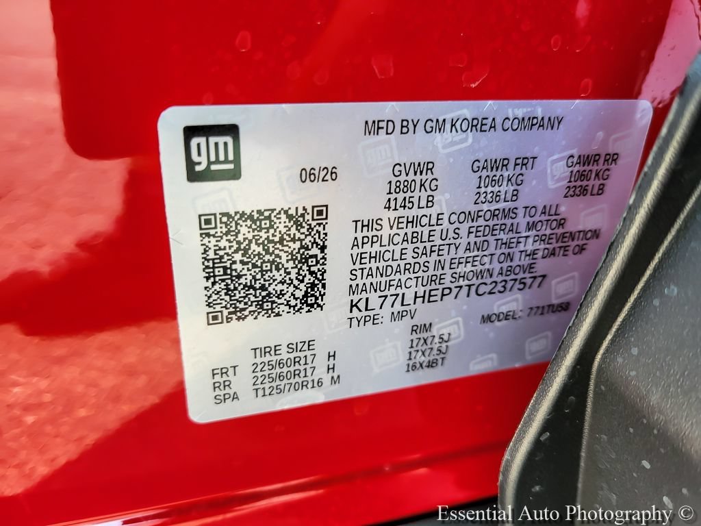 New 2026 Apex Red Chevrolet LT image 20