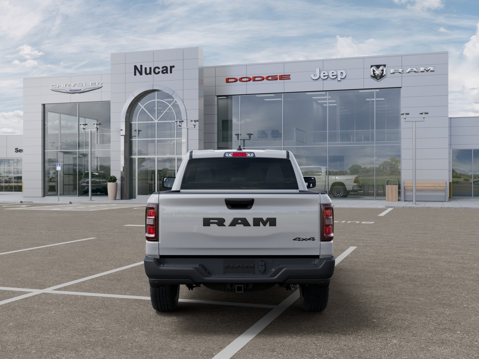 New 2026 Bright White Clear-Coat Exterior Paint RAM Tradesman image 7