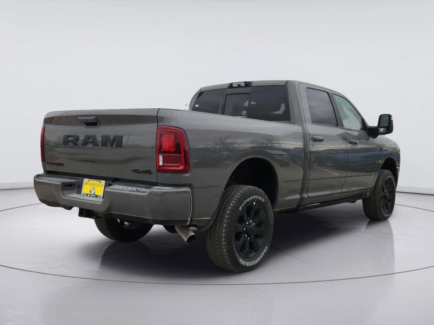 New 2026 Ceramic Gray Clear-Coat Exterior Paint RAM Laramie image 5