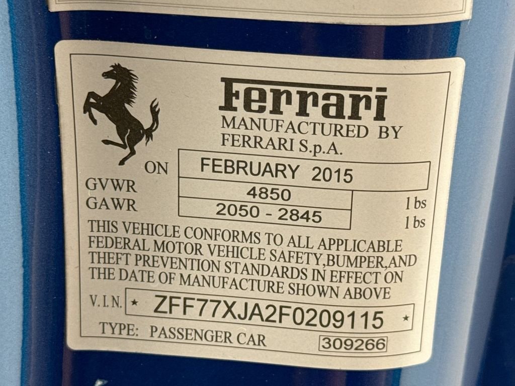 Used 2015 Blu California Ferrari T image 40