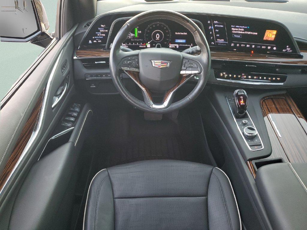 Used 2023 GALACTIC GRAY METALLIC Cadillac 4WD Premium Luxury image 12