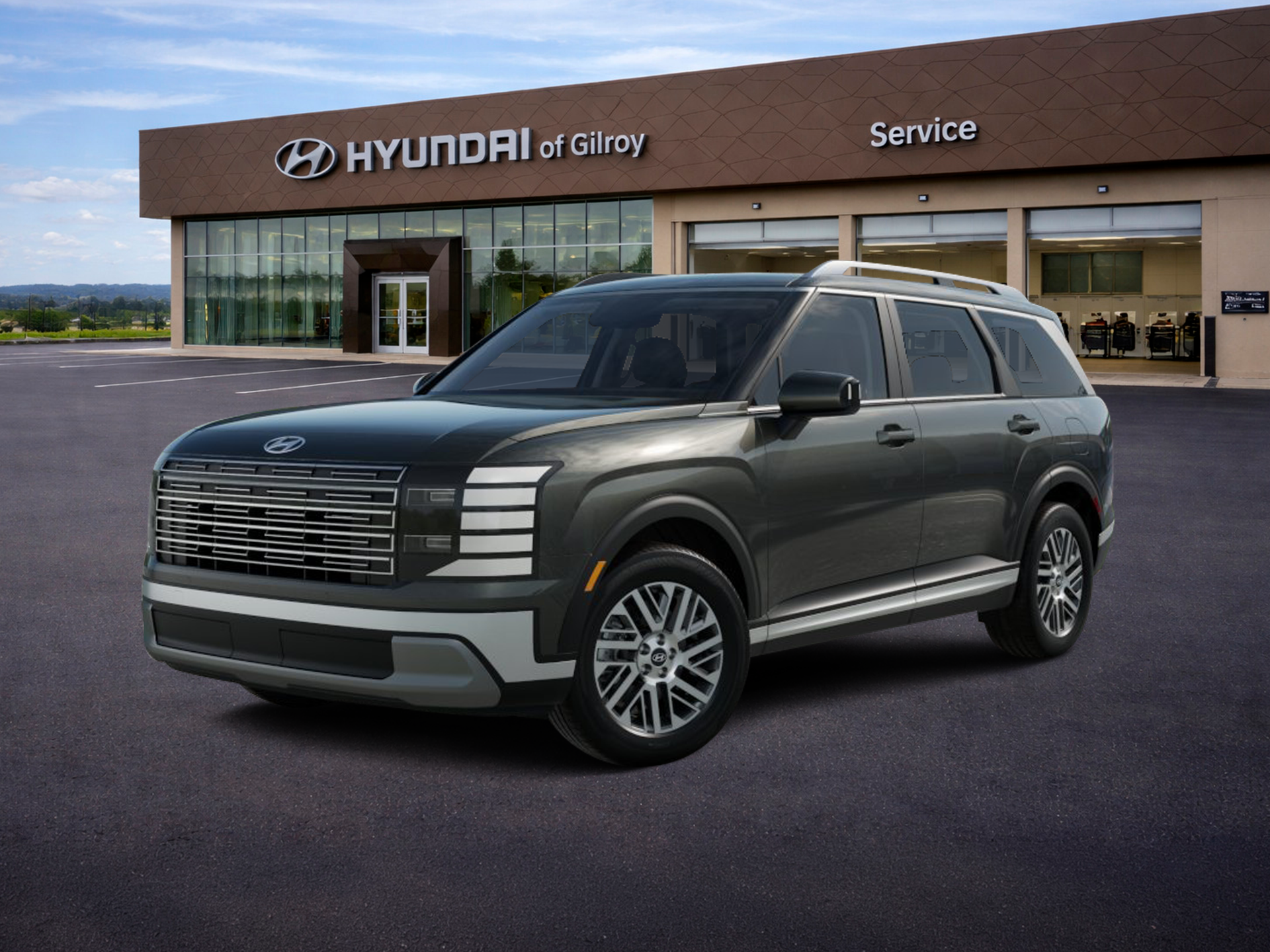 New 2026 Green Hyundai SEL AWD image 2