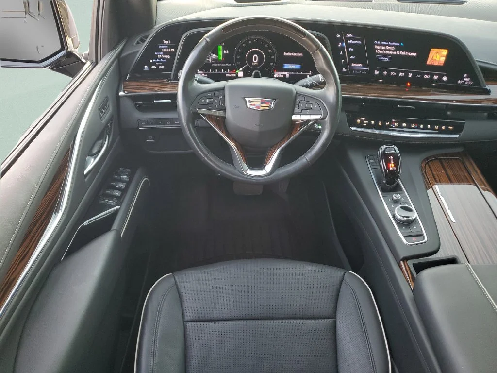Used 2023 GALACTIC GRAY METALLIC Cadillac 4WD Premium Luxury image 12