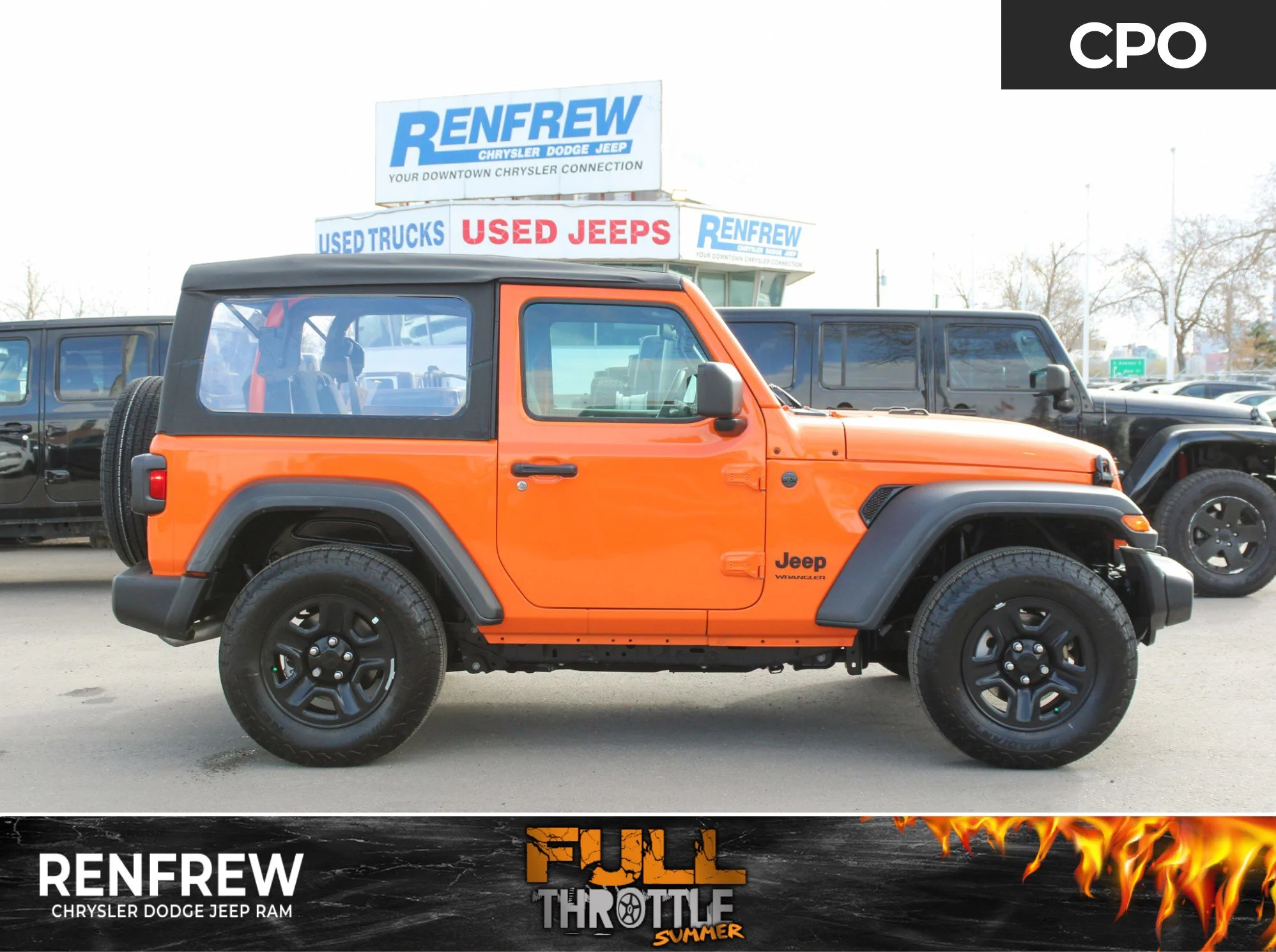 Certified Used 2025 joose Jeep Sport* 2 Door | Trailer Tow Group | Apple CarPlay | Backup Camera | Skid Plates | 12.3?inch display image 1