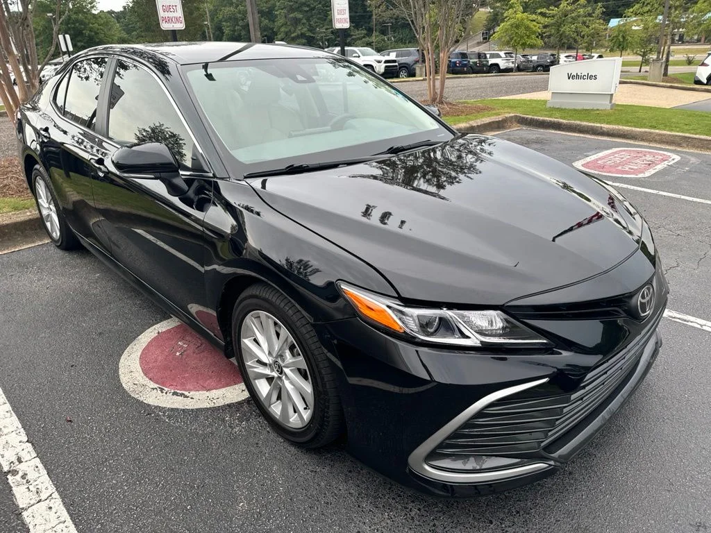 Used 2023 Black Toyota LE image 2