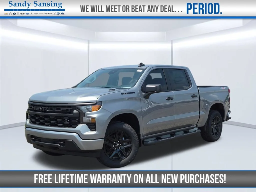 New 2026 Sterling Gray Metallic Chevrolet Custom image 1