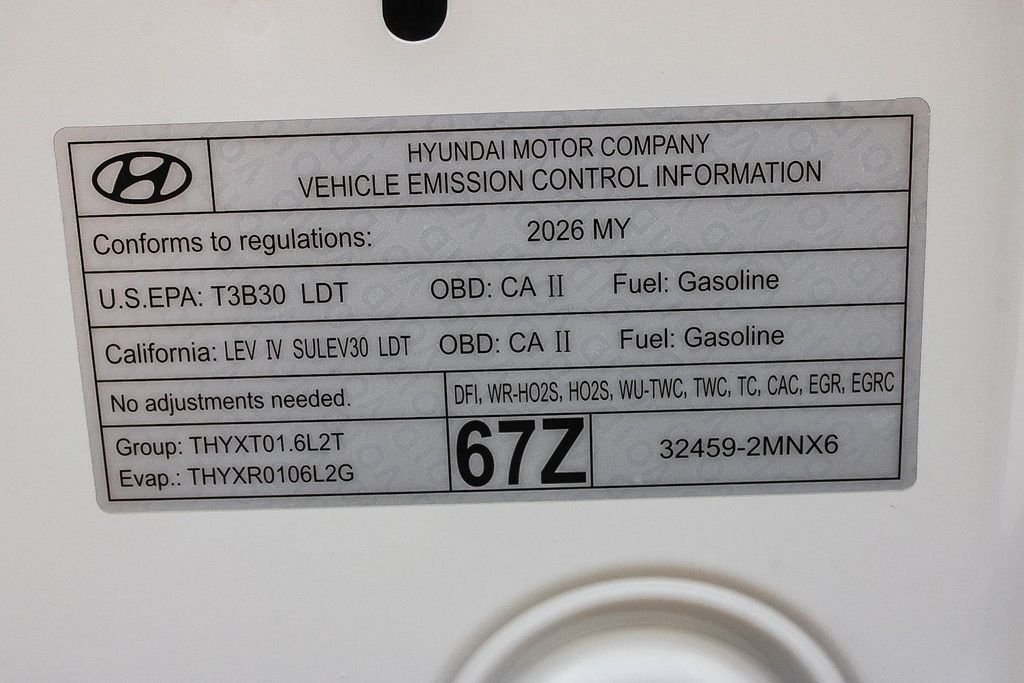 New 2026 White Hyundai Limited image 27