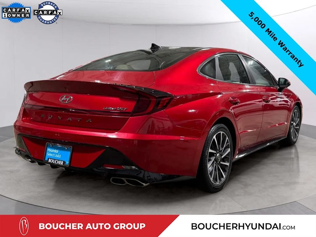 Certified Used 2020 Calypso Red Hyundai Limited image 3