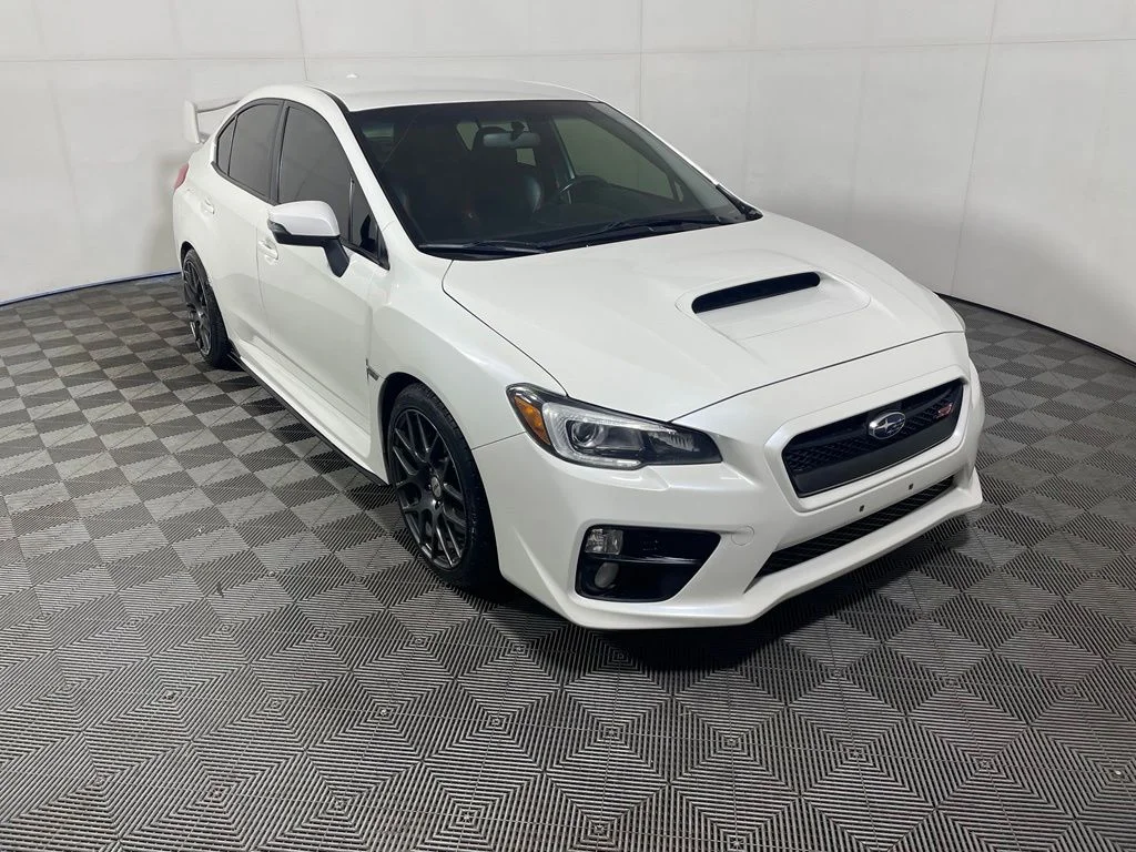 Used 2015 White Subaru WRX STi image 1