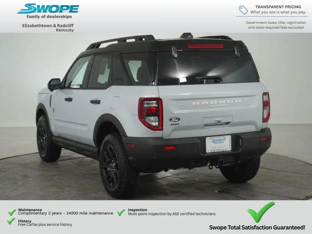 New 2026 Space White Metallic Ford Badlands® image 7