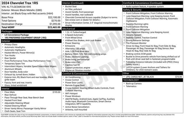 2024 Chevrolet Trax RS - Photo 30