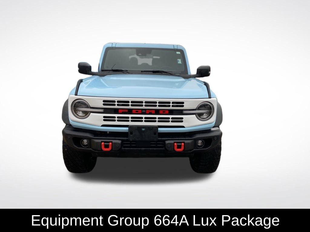 Used 2023 Ford Bronco 2-Door Heritage Limited Edition with VIN 1FMDE4EP9PLA60718 for sale in Monticello, Minnesota