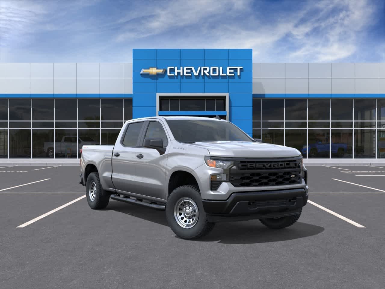 New 2026 Sterling Gray Metallic Chevrolet WT image 1