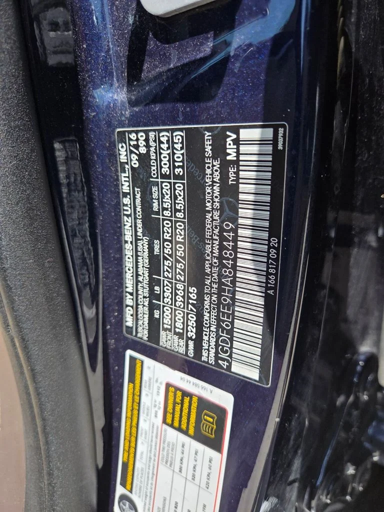 Used 2017 Blue Mercedes-Benz GLS 450 image 35