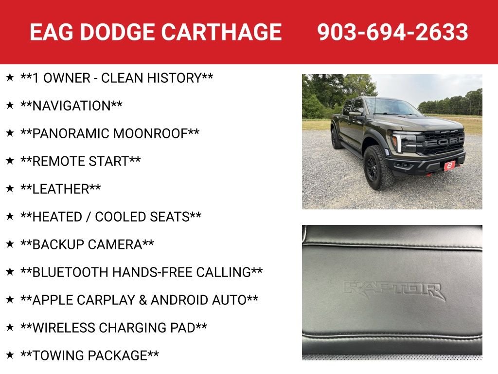 Used 2025 Green Ford Raptor image 4