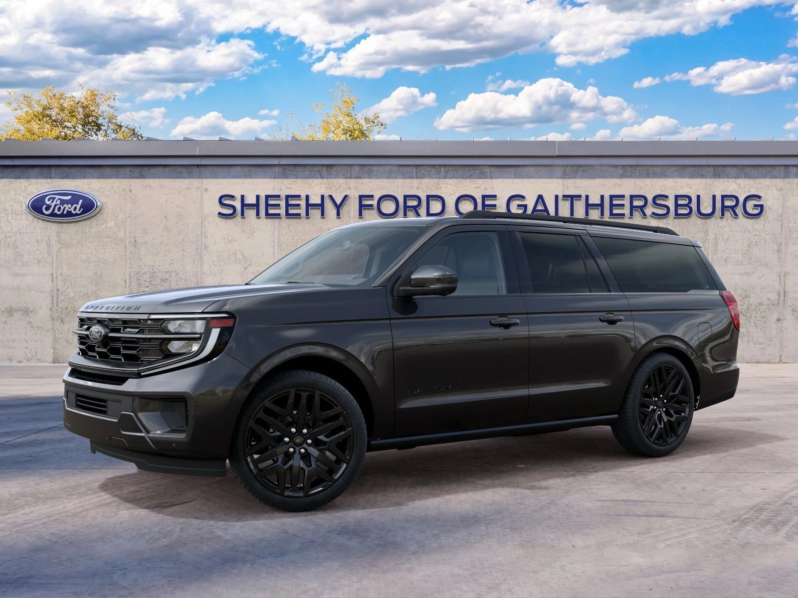 New 2027 Dark Matter Gray Metallic Ford Platinum image 2
