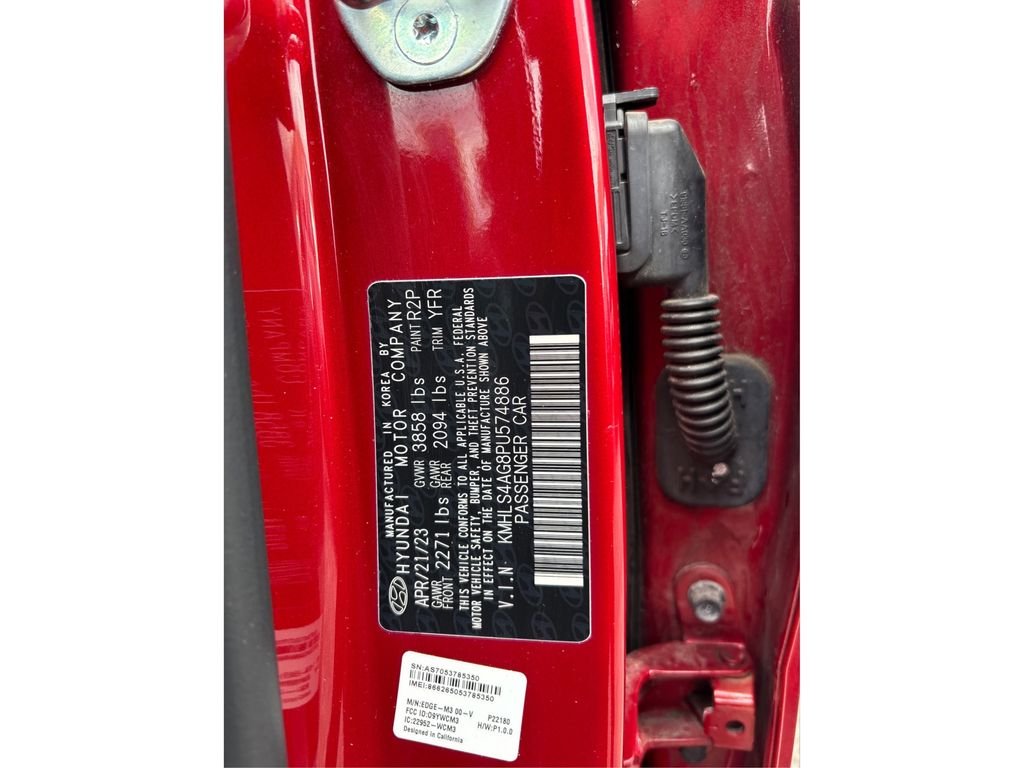 Used 2023 Red Hyundai SEL image 16