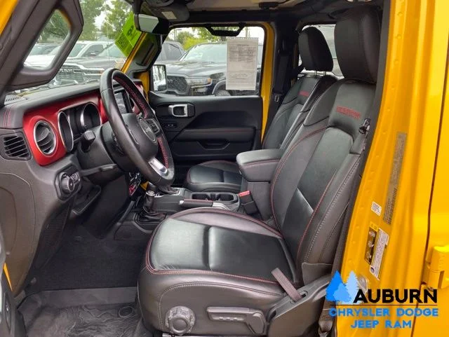 Used 2021 Yellow Jeep Unlimited Rubicon image 31