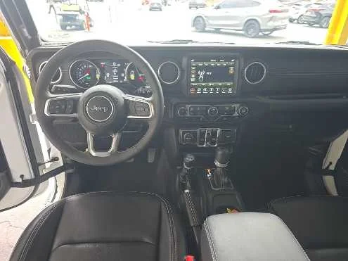 Used 2023 Bright White Clearcoat Jeep Sahara image 10