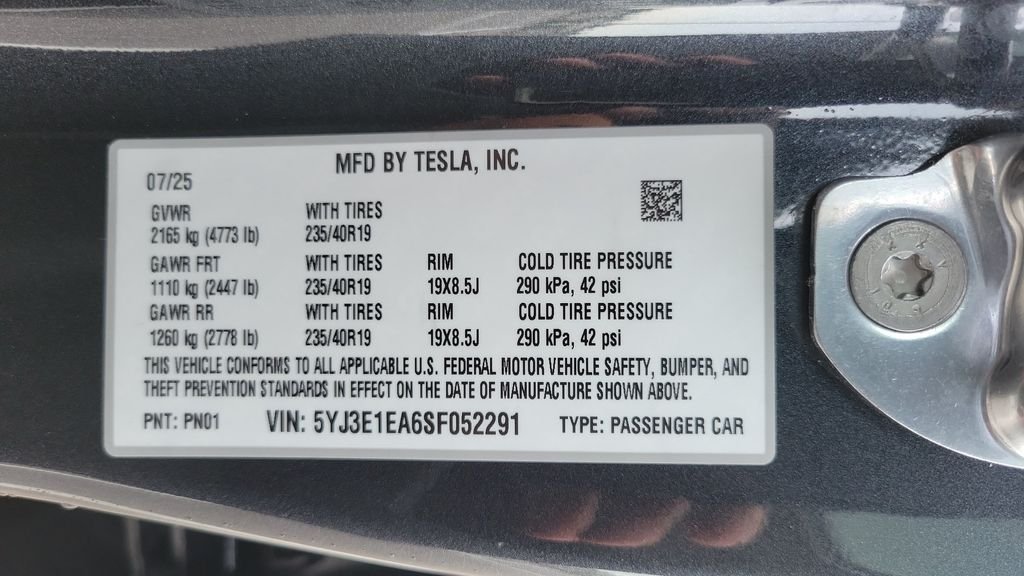 Used 2025 Gray Tesla Long Range image 21