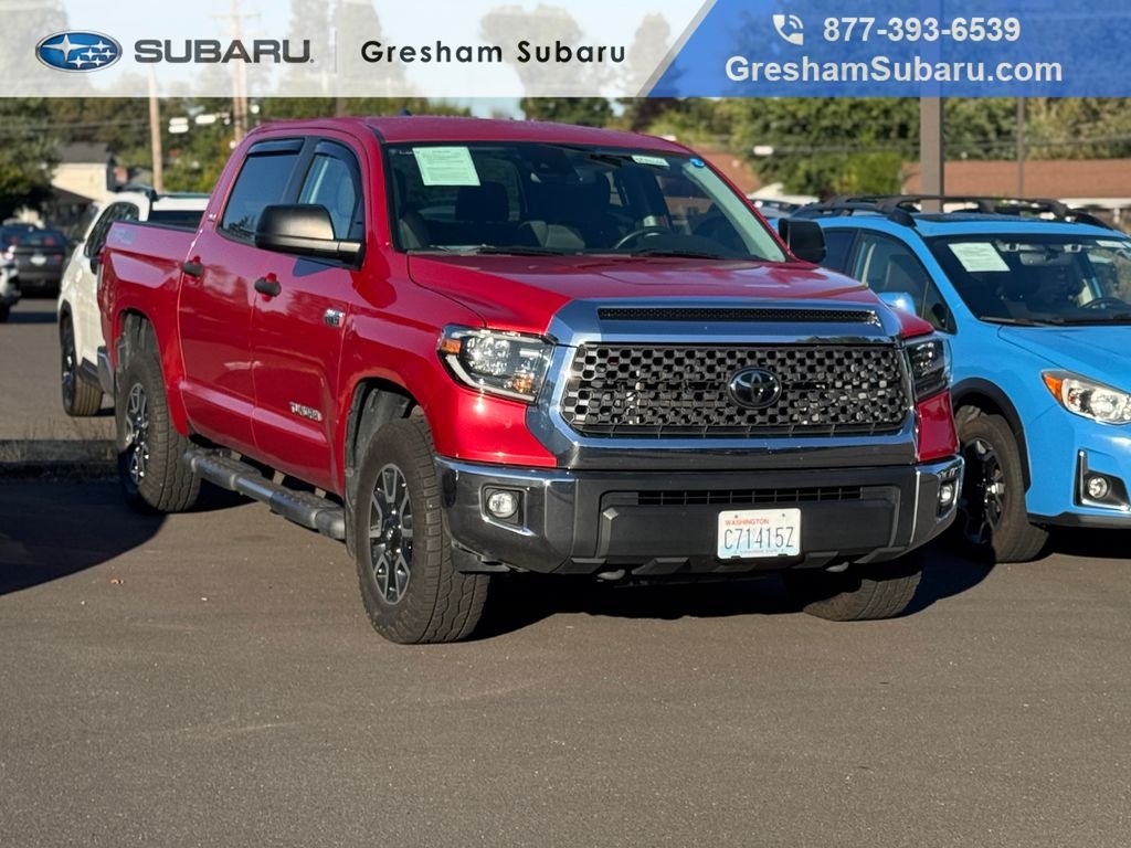 Used 2020 Barcelona Red Metallic Toyota TRD OFF ROAD image 1