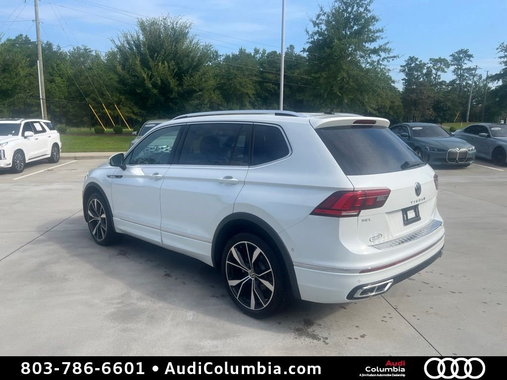 Used 2022 White Volkswagen 2.0T SEL R-Line image 3