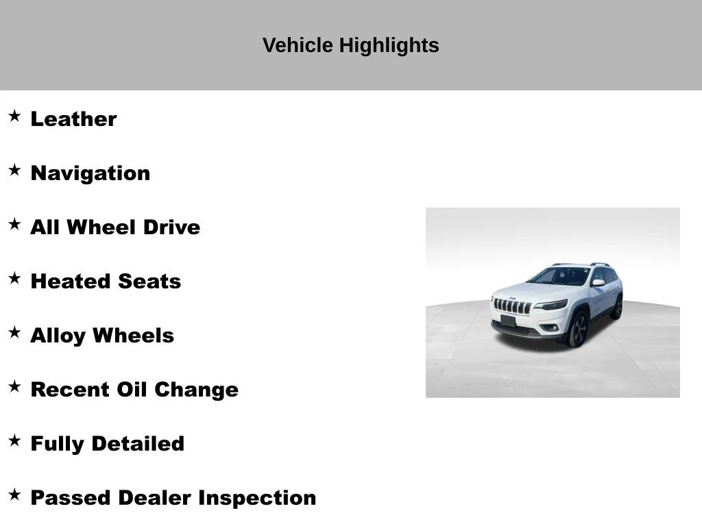 Used 2019 White Jeep Limited image 9