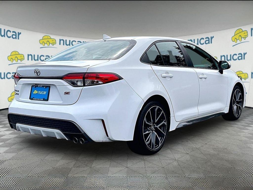 Used 2020 White Toyota SE image 6