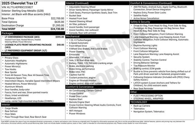 2025 Chevrolet Trax LT - Photo 5