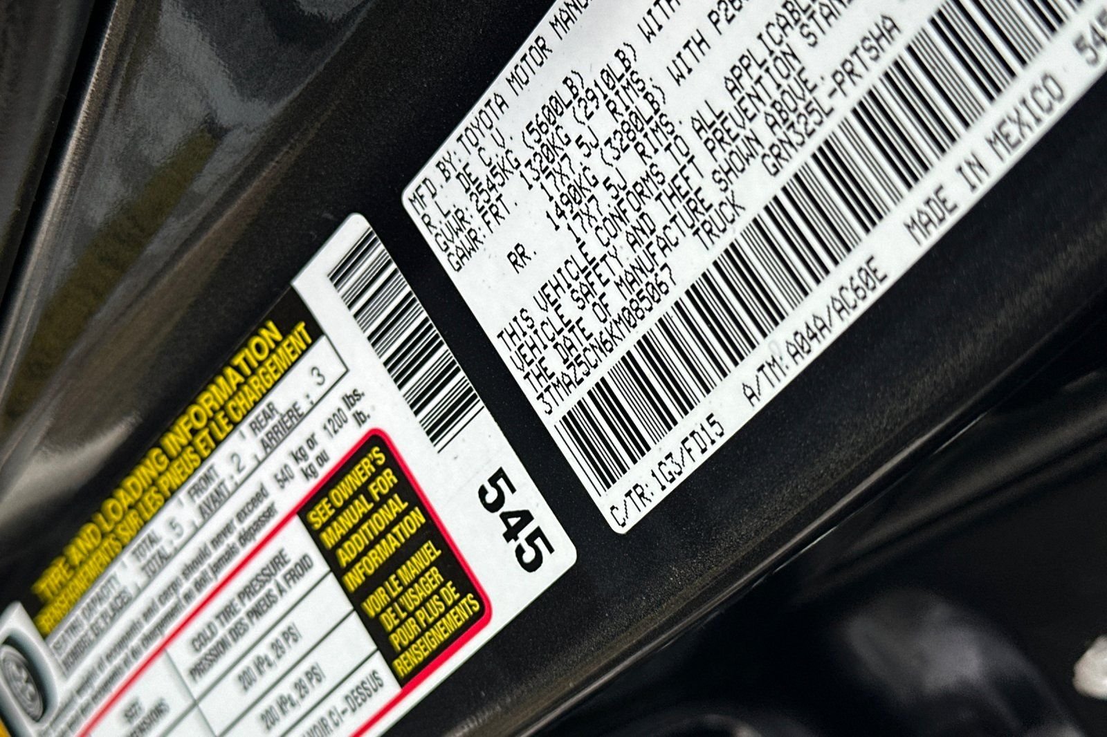 Used 2019 Gray Toyota TRD Sport image 37