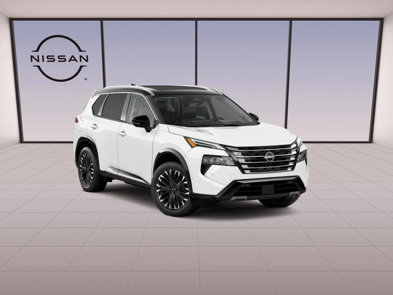 New 2026 Everest White Pearl TriCoat / Super Black Two-tone Nissan Platinum image 3