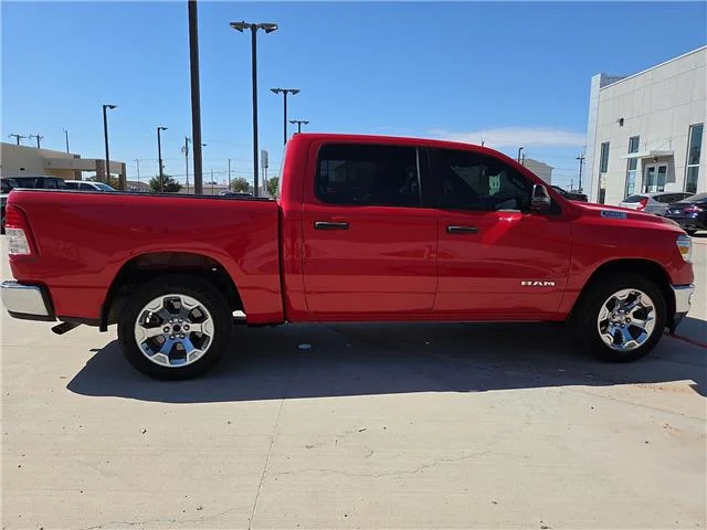 Used 2023 Flame Red Clearcoat RAM Big Horn/Lone Star 4x2 Crew Cab 144.5 in. WB image 4