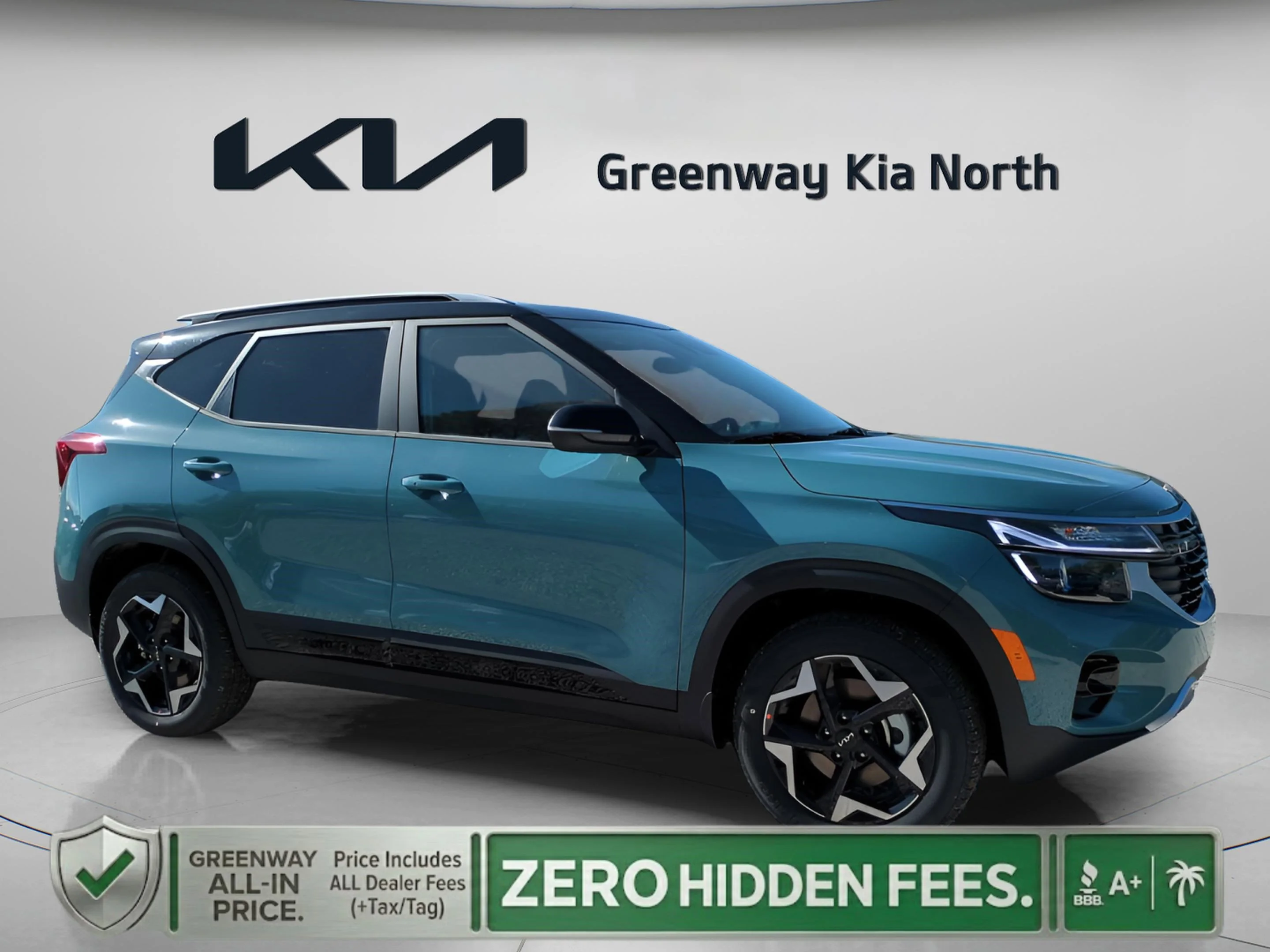 New 2026 Pluton Blue/Black Roof Kia S image 1