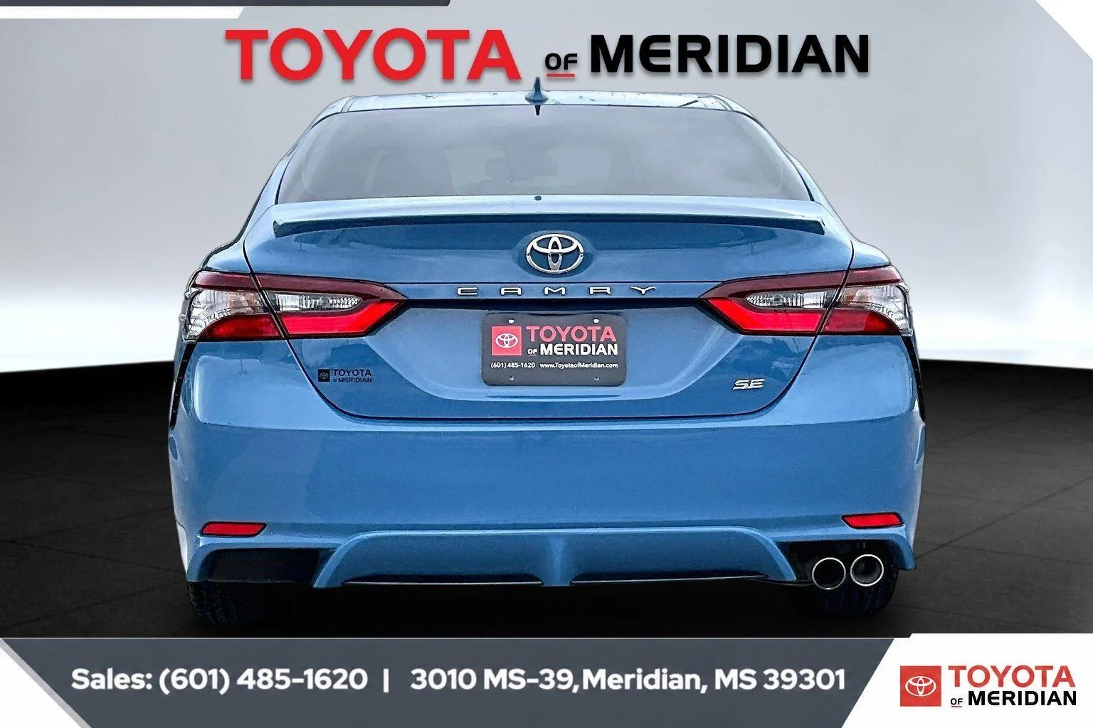 Used 2024 Cavalry Blue Toyota SE image 4