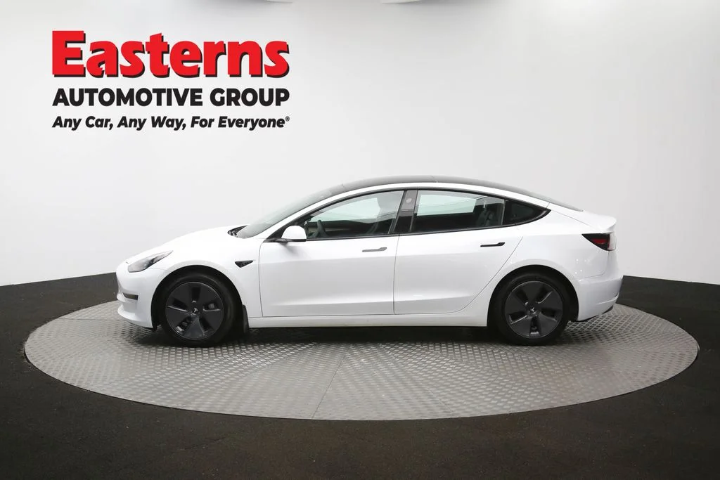 Used 2021 White Tesla Standard Range Plus image 54