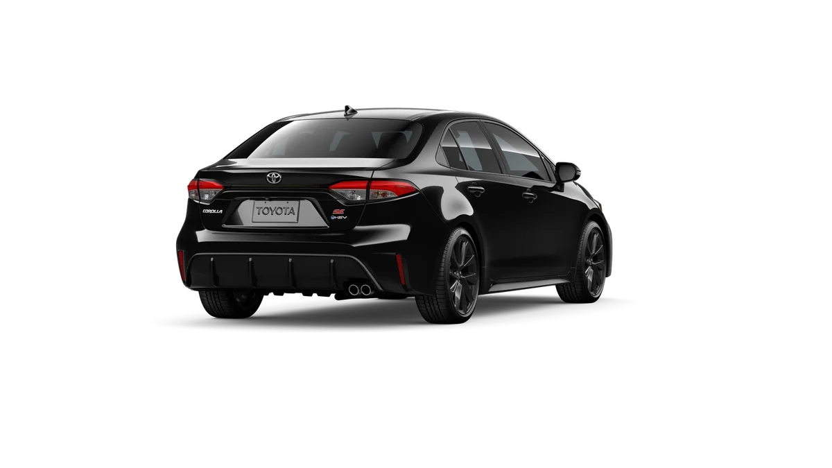 New 2026 Midnight Black Metallic Toyota Hybrid SE image 9