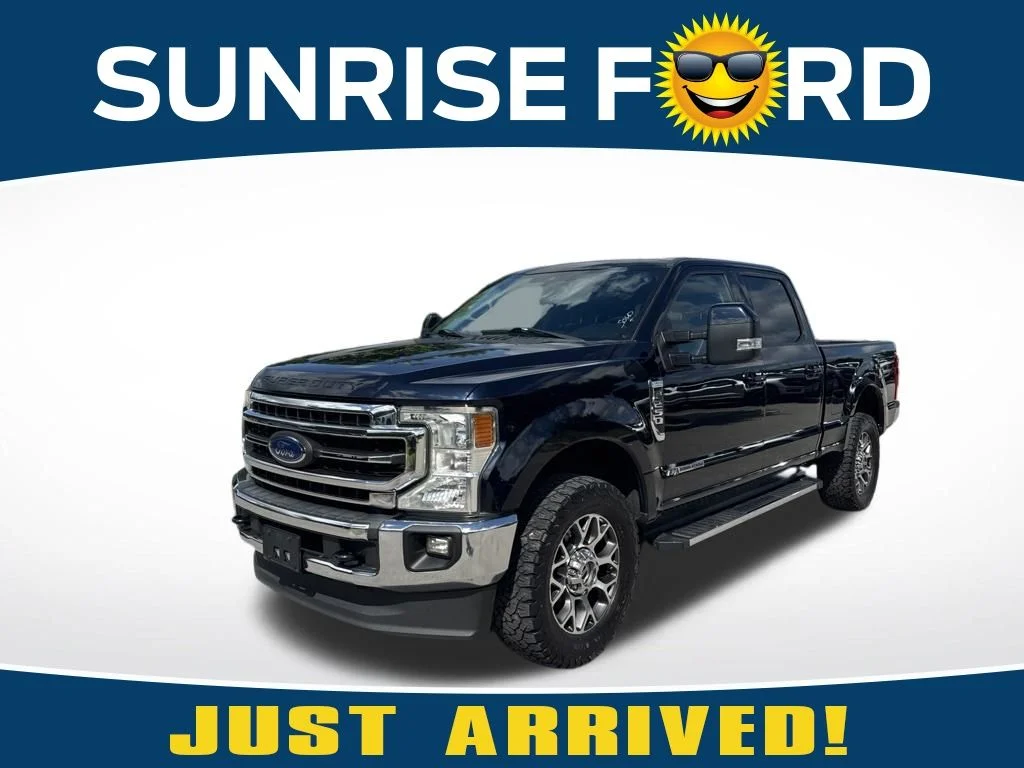 Used 2021 Blue Metallic Ford Lariat image 1