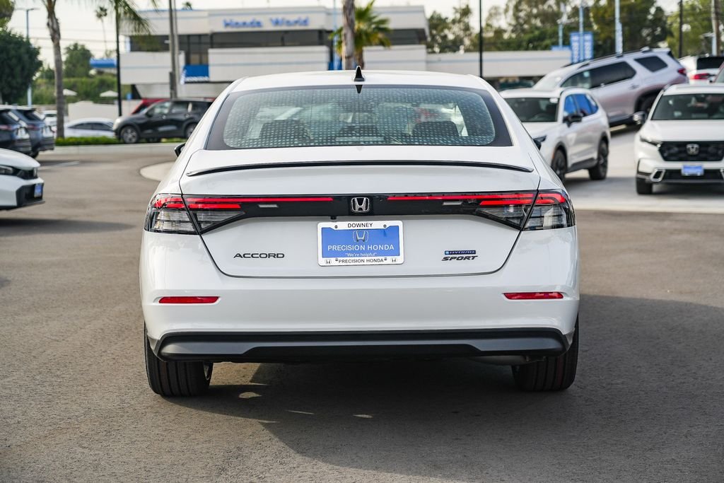 New 2026 Platinum White Pearl Honda Sport image 8