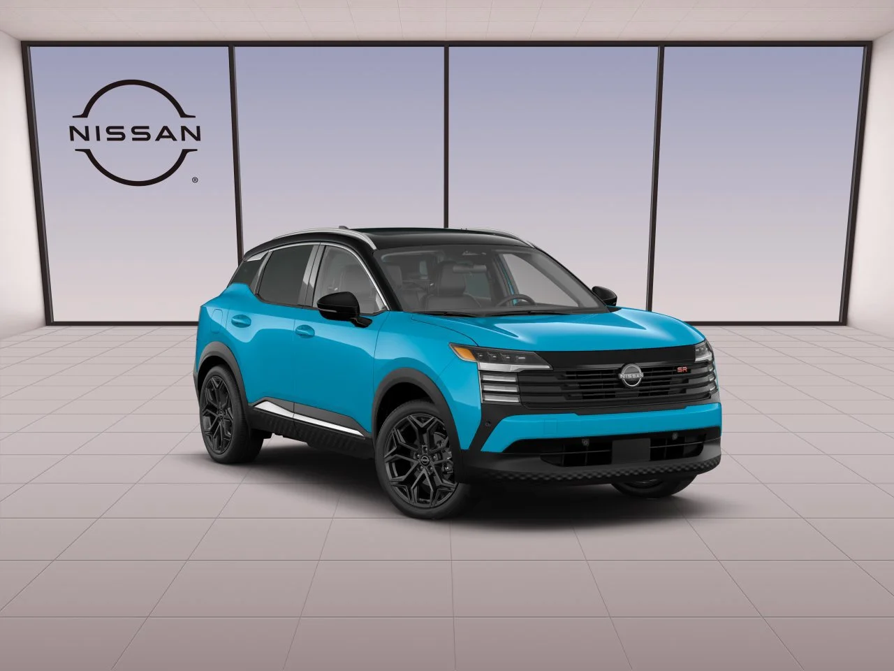 New 2026 Arctic Ice Blue Metallic / Super Black Two-tone Nissan SR image 3
