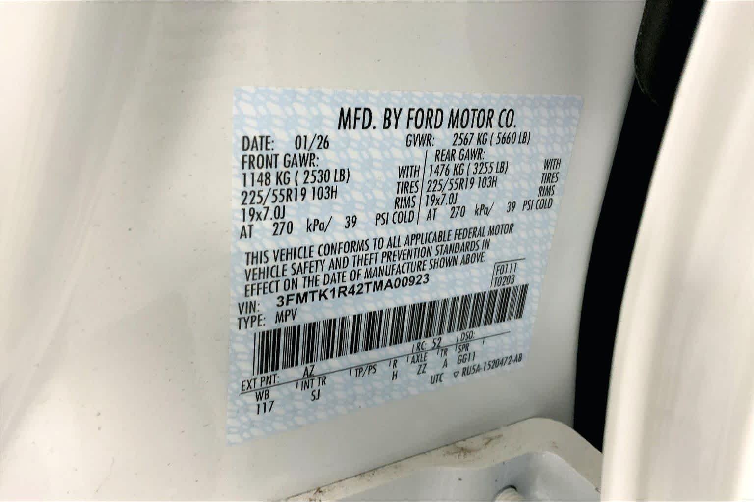 New 2026 Star White Metallic Tri-coat Ford Select image 20