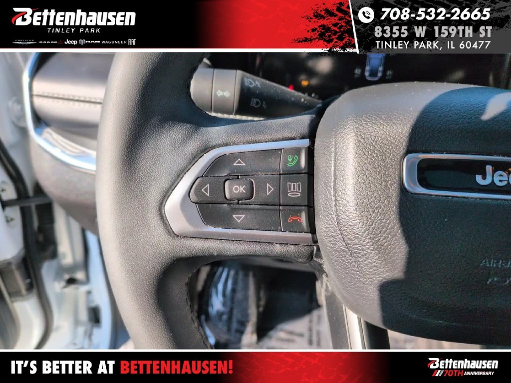 Certified Used 2023 Bright White Clearcoat Jeep High Altitude image 21
